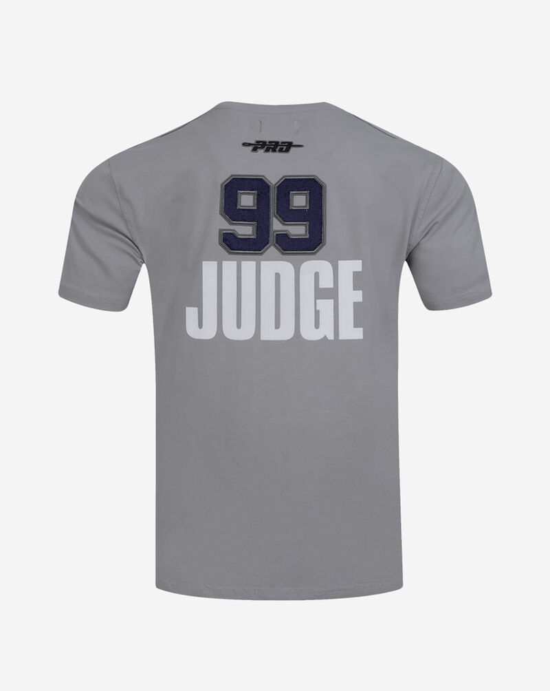 PRO STANDARD New York Yankees Aaron Judge #99 Classic Striped Tee LNY1315452-GRY Grey 3
