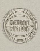 Detroit Pistons Neutral Cropped Pullover Hoodie