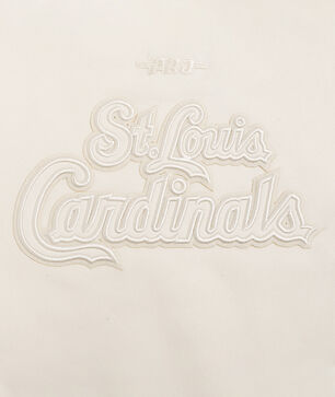 Big Girls' St. Louis Cardinals Neutral Fleece Crewneck