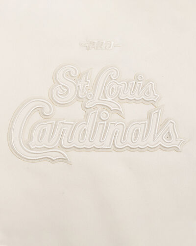 Big Girls' St. Louis Cardinals Neutral Fleece Crewneck