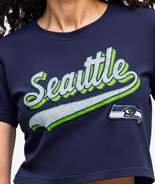 Seattle Seahawks Script Tail Boxy Tee