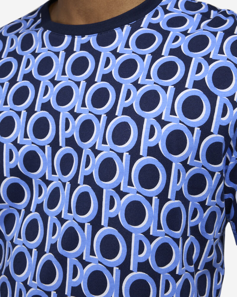Polo Ralph Lauren Printed Polo Sleep Shirt PL88FR-A2NZ Blue 3