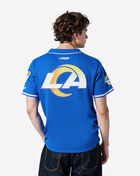 PRO STANDARD Los Angeles Rams Puka Nacua Pullover #12 Mesh Button Up Shirt FLR1411512-RYB Blue 3