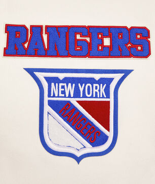 New York Rangers Retro Classic Rib Wool Varsity Jacket
