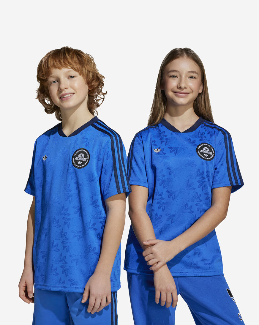 Shop adidas Kids' Football T-Shirt JV7681 blue | SNIPES USA
