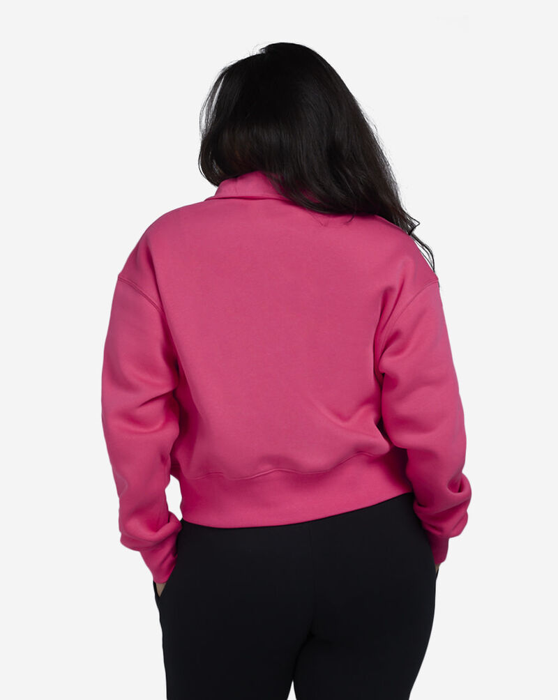 Nike NSW Phoenix Fleece Oversized Track Jacket FZ3204-629 Pink 2