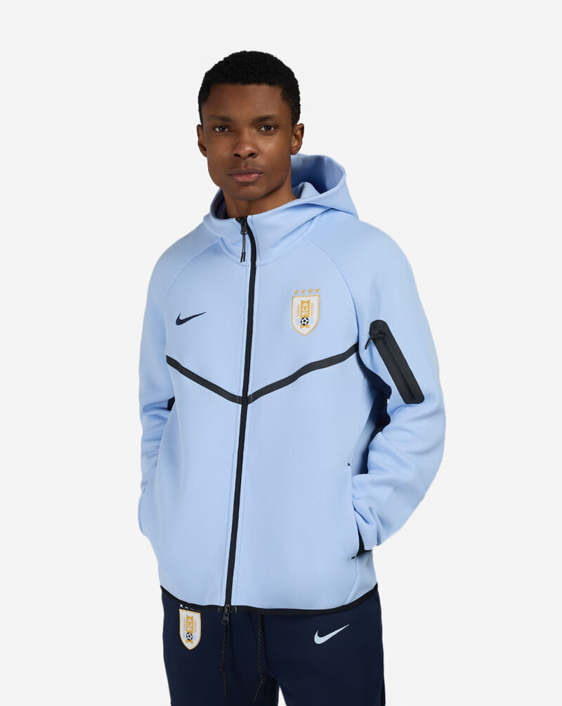 Nike Uruguay Tech Fleece Windrunner Soccer Full-Zip Hoodie IO4717-425 Blue 1