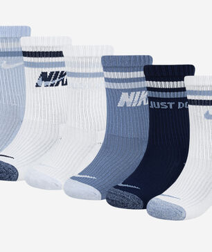 Little Kids' 6PK Cushioned Crew Socks (5-7)