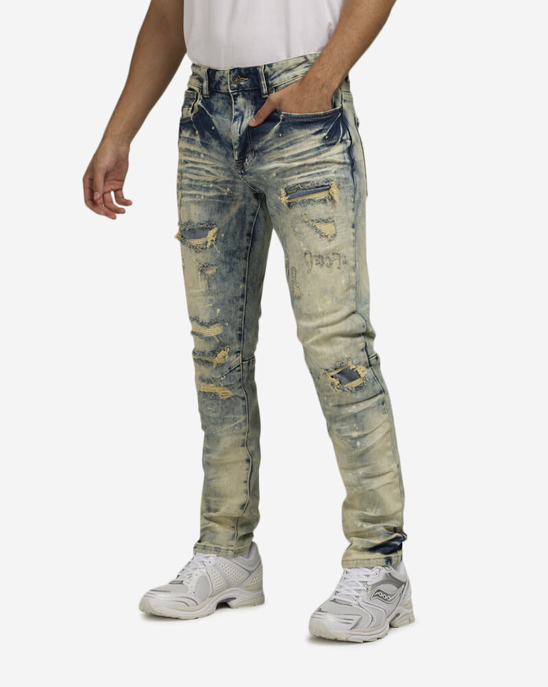 Decibel Heavy Vintage Washed Jean JP24509SN-BLU Blue 1