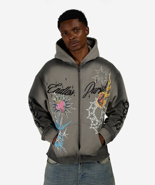 Endless Pursuit Studded Hoodie