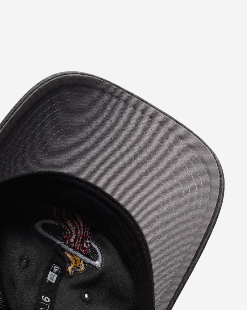 New Era 9Twenty Washed Miami Heat Adjustable Hat 60641333 Black 4