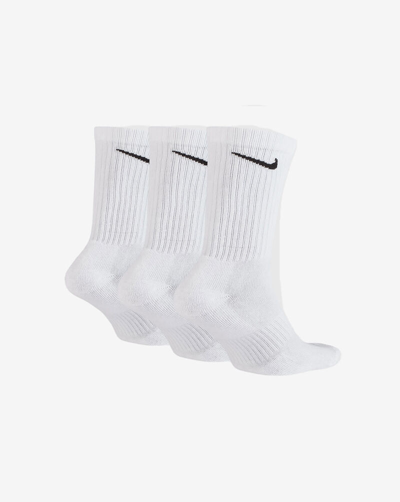 Shop Nike 3pk Everyday Crew Cushion Socks SX7664-100 white | SNIPES USA