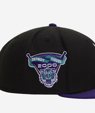9Fifty Grape Detroit Tigers Retro Hooks Fitted Hat