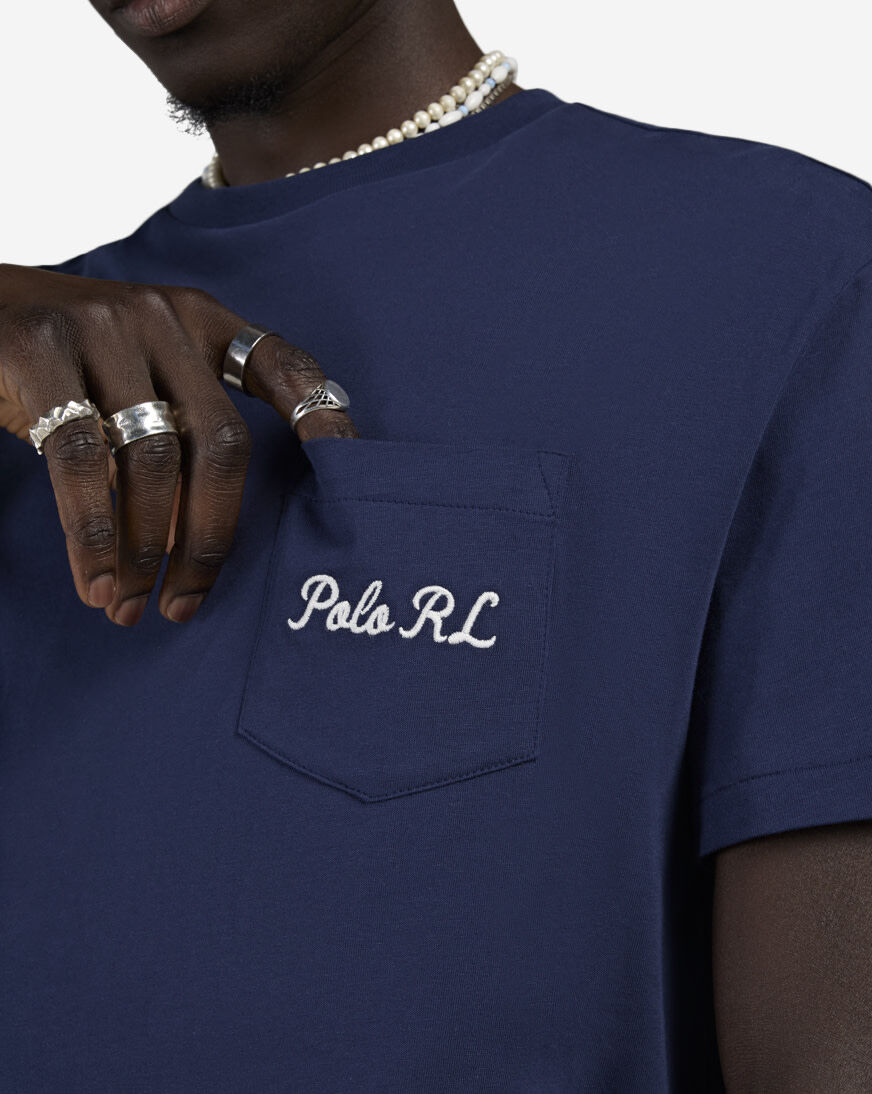 Shop Polo Ralph Lauren Novelty Polo Society Bear Tee 710B14613001