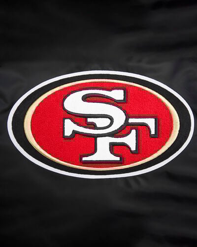 San Francisco 49Ers Mash Up Rib Satin Jacket San Francisco 49Ers Mash Up Rib Satin Jacket