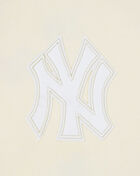 New York Yankees Neutral Cropped Pullover Hoodie