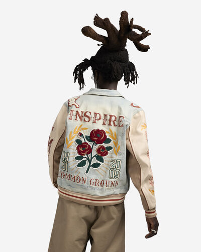 Varsity Denim Jacket