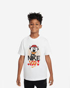 Nike Big Kids' Bucket Hat Graphic Tee HV5209-100 White 1