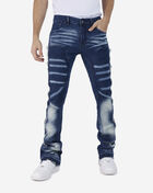 Decibel Stacked Panel Denim Jeans  DCBWB004-BLU Blue 1