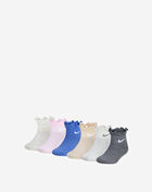 Nike Little Kids' 6PK Ruffle Ankle Socks (5-7) GN0925-782 Multi 1