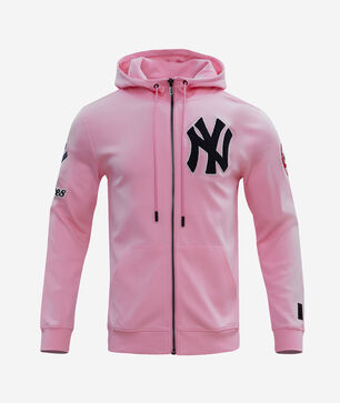 New York Yankees Classic Chenille Double Knit Full-Zip Pull Over Hoodie
