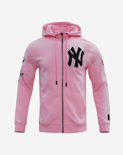 New York Yankees Classic Chenille Double Knit Full-Zip Pull Over Hoodie