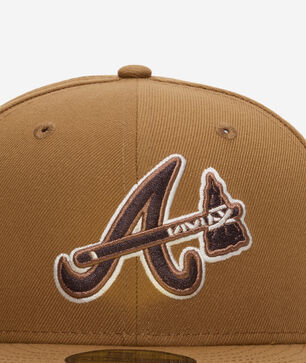 59Fifty Atlanta Braves Light Bronze Fitted Hat