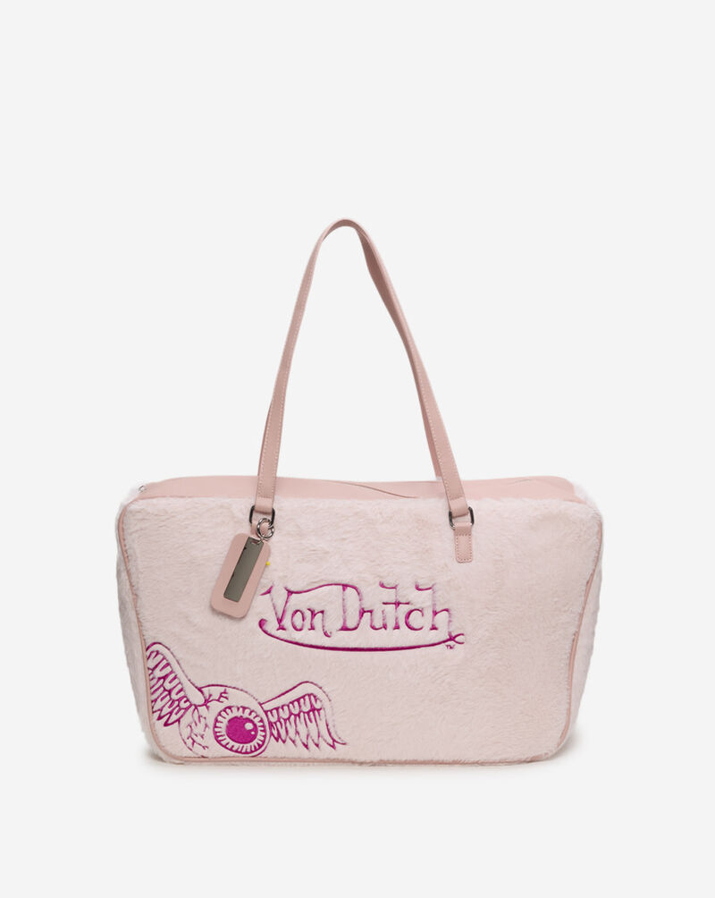 Von Dutch Furry Pink Tote VDTB-003 Pink 1