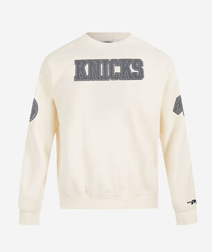 New York Knicks Reverse French Terry Drop Shoulder Fleece Crewneck