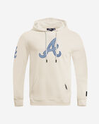 Atlanta Braves Varsity Blues Fleece Pull Over Hoodie 