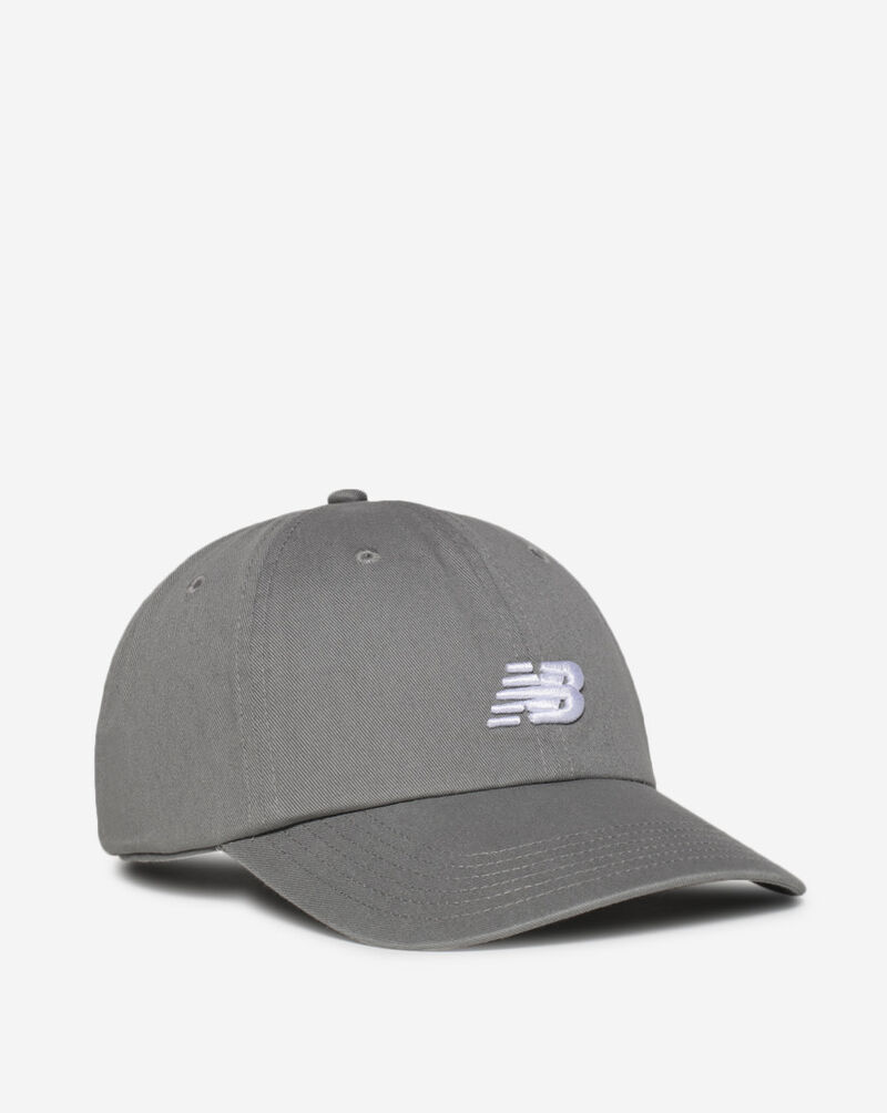 New Balance 6-Panel Curved Brim Classic Hat LAH91014-SLA Grey 1