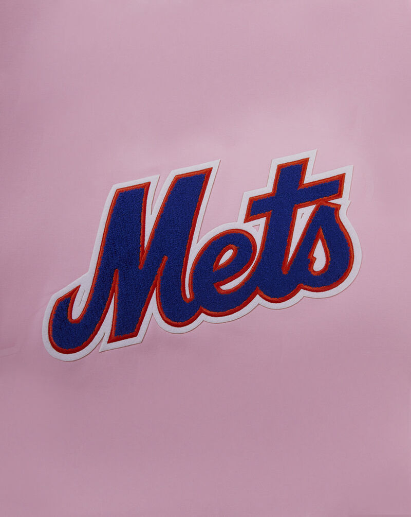 PRO STANDARD New York Mets Classic Chenille Double Knit Tee LNM131929-PNK Pink 4