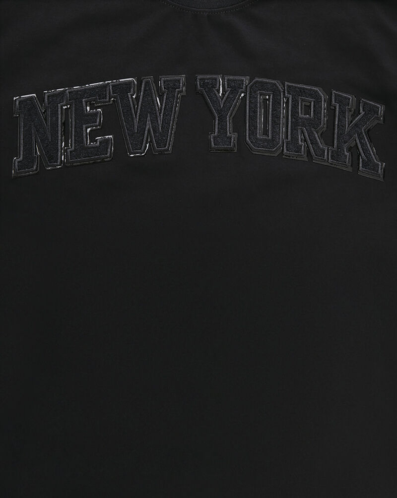 PRO STANDARD New York Knicks Triple Black Double Knit Tee BNK153436-BLK Black 4