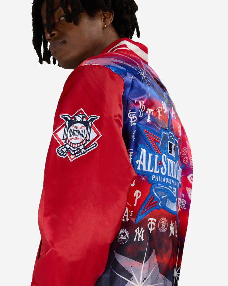 PRO STANDARD MLB All-Star 2026 Sublimated Satin Jacket LML636971-RED Red 3