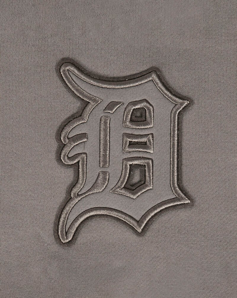 PRO STANDARD Detroit Tigers Neutral Drop Shoulder Fleece Pull Over Hoodie LDT537628-DKT Brown 2