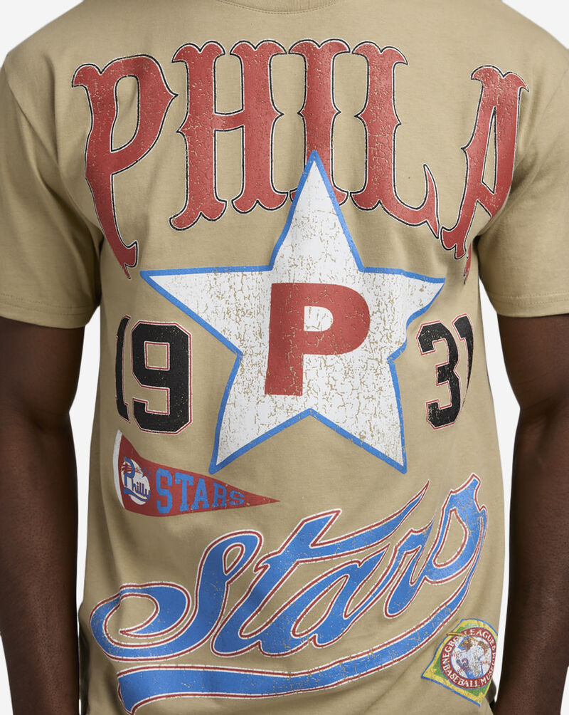 Reason NLB Philadelphia Stars Tee RE5-049-KHK Beige 3