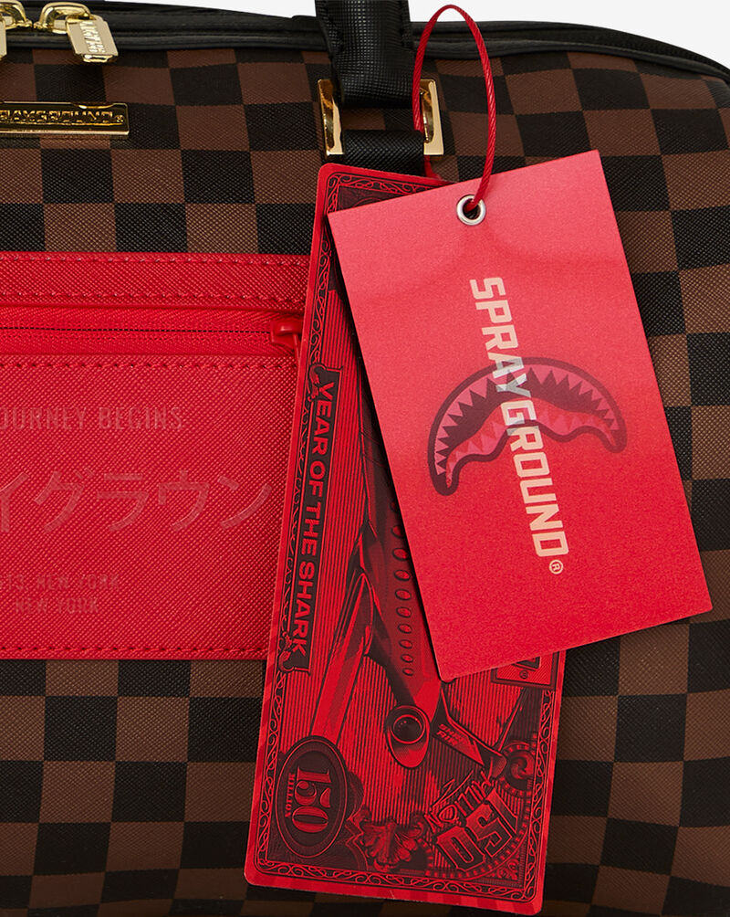 Sprayground Red Redemption Mini Duffle Bag D8898 Multi 2