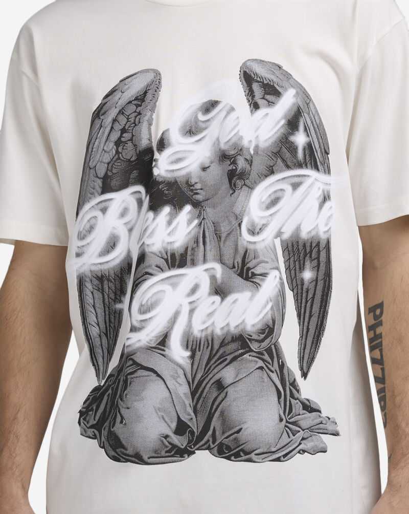 Hasta Muerte Praying Angel Tee HMPRYANGEL-NAT Beige 3