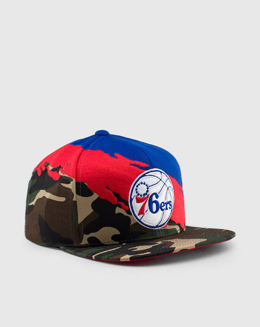 sixers hat mitchell and ness