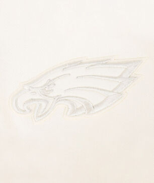 Philadelphia Eagles Neutral Drop Shoulder Fleece Pull Over Hoodie