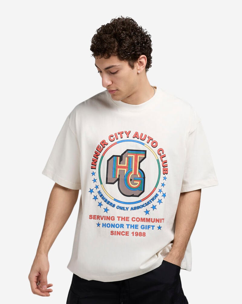 Honor The Gift Auto Association Tee HTG250147-BON White 1