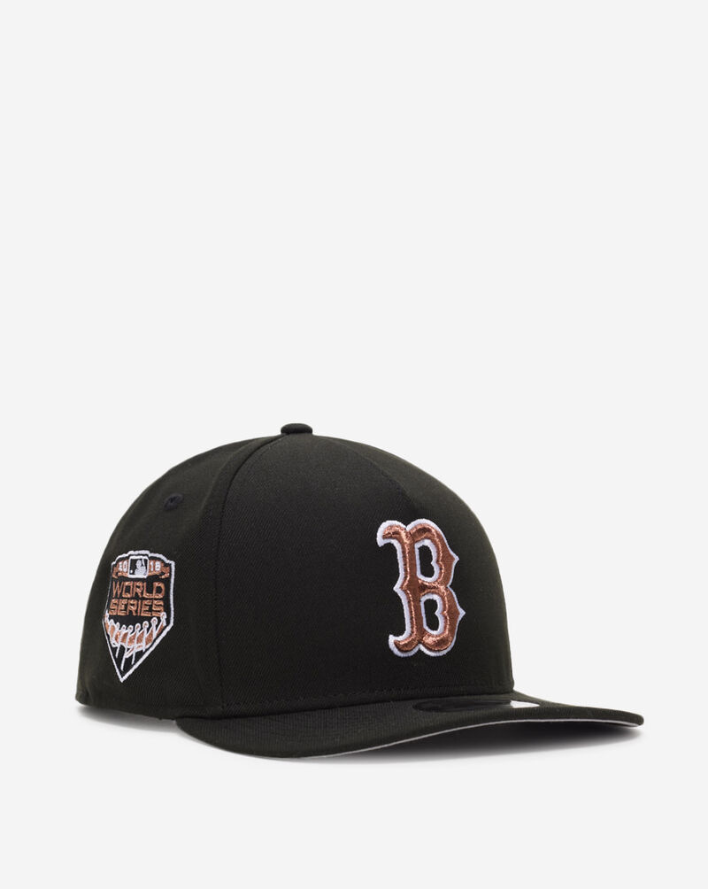 New Era 9Fifty Boston Red Sox A-Frame Copper Snapback Hat 70896236 Black 1