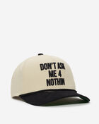 Field Grade Don't Ask Me Twill Trucker Hat 1005033 Black 1
