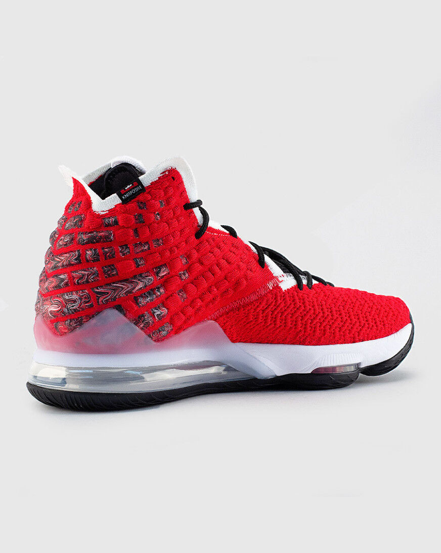 lebron 17 red black white