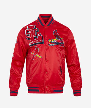 St. Louis Cardinals Mash Up Rib Satin Jacket 