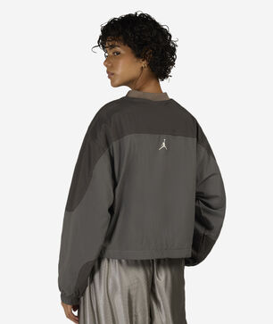 Brooklyn Woven Long-Sleeve Graphic Pullover