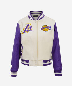 Los Angeles Lakers Retro Classic Rib Wool Varsity Jacket