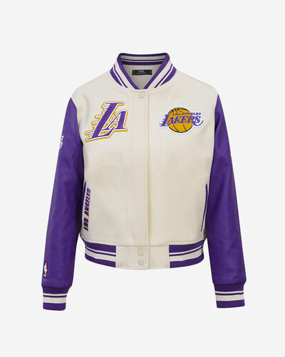 Los Angeles Lakers Retro Classic Rib Wool Varsity Jacket