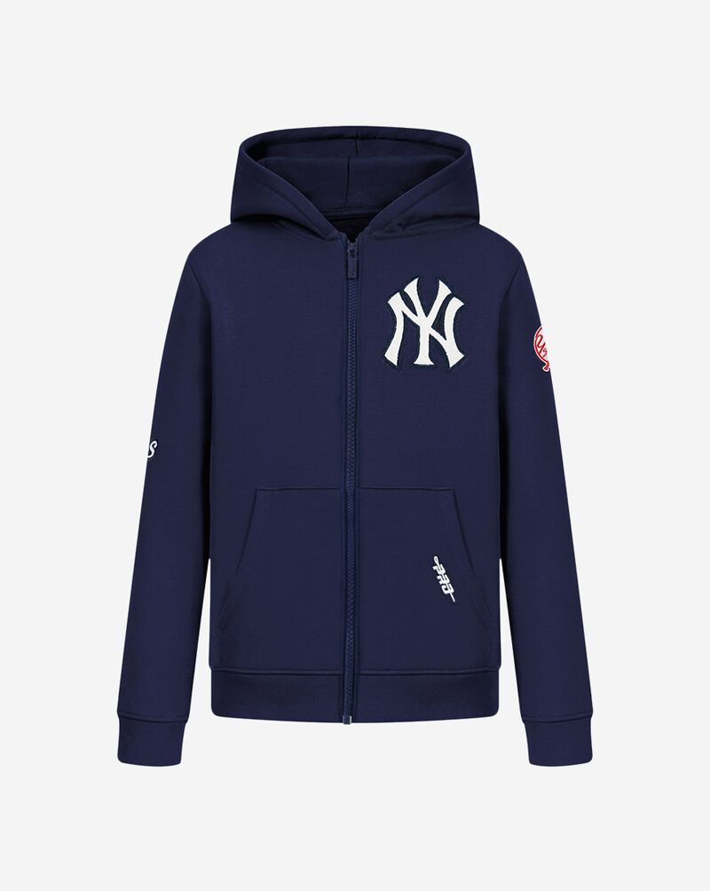 PRO STANDARD Big Boys' Classic Fleece Full-Zip Hoodie LNYB5315112-MDN Blue 1