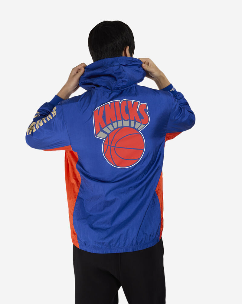 Mitchell  Ness New York Knicks Team OG 2.0 Vintage Logo Anorak Windbreaker OJPO7093-NYKYYPPPROYA Blue 2